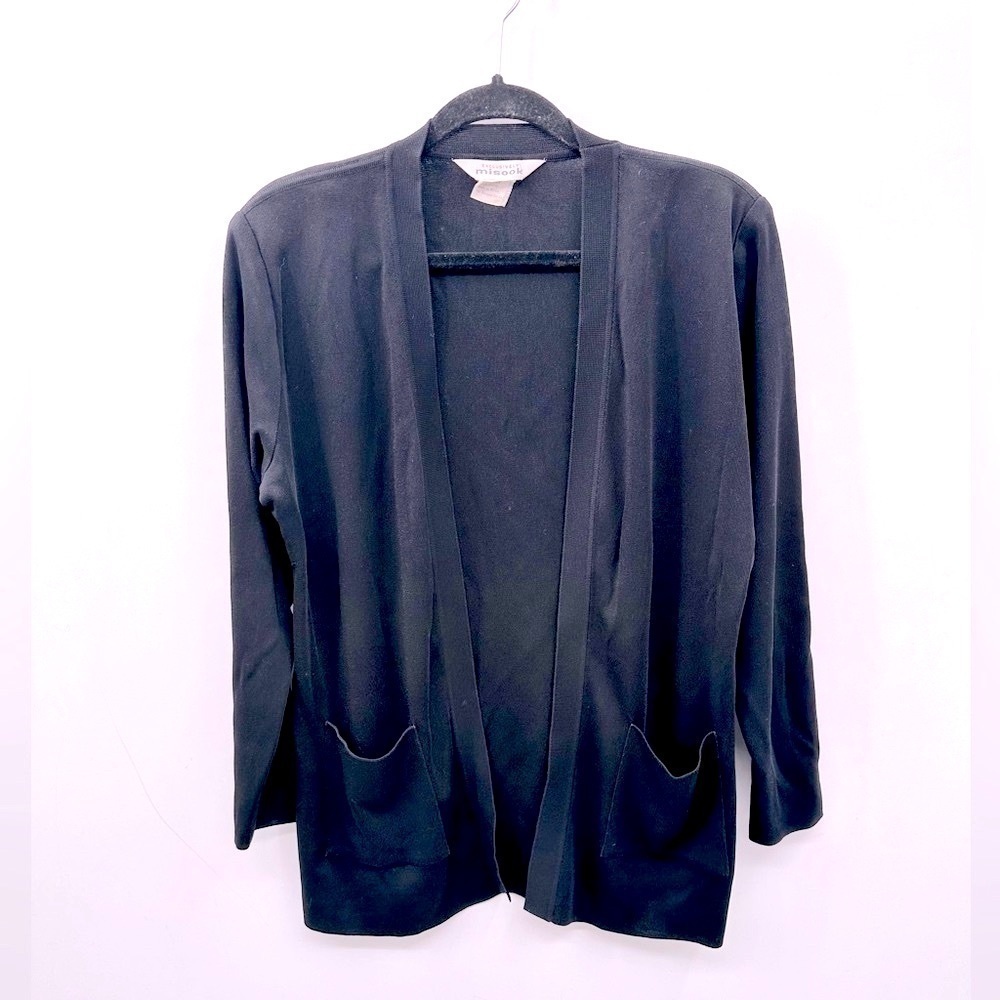 EXCLUSIVELY MISOOK CLASSIC acrylic open woman high end luxurious cardigan M